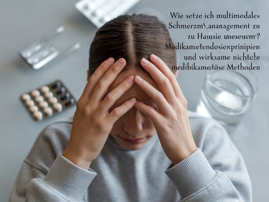 Wie setze ich multimodales schmerzmanagement zuhause um: medikamente, dosierungsprinzipien und wirksame nichtmedikamentöse methoden?